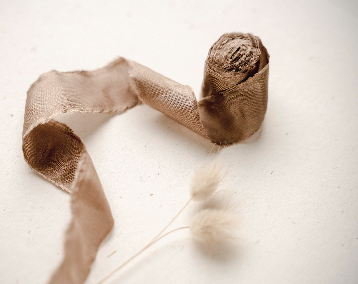 2 cm Seidenband Brownie