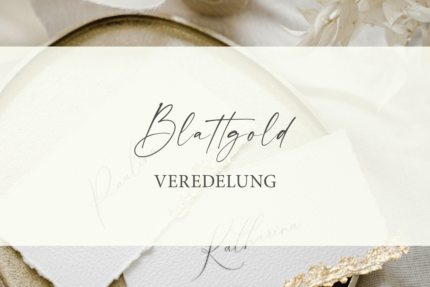 Service: Blattgold hinzufügen