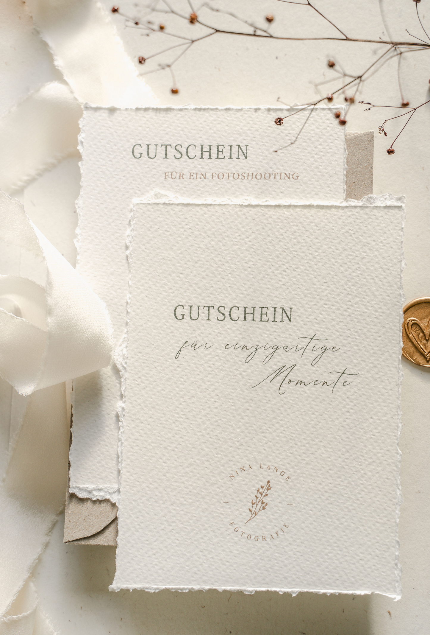 Gutscheine für deine Kunden mit gerissenen Kanten