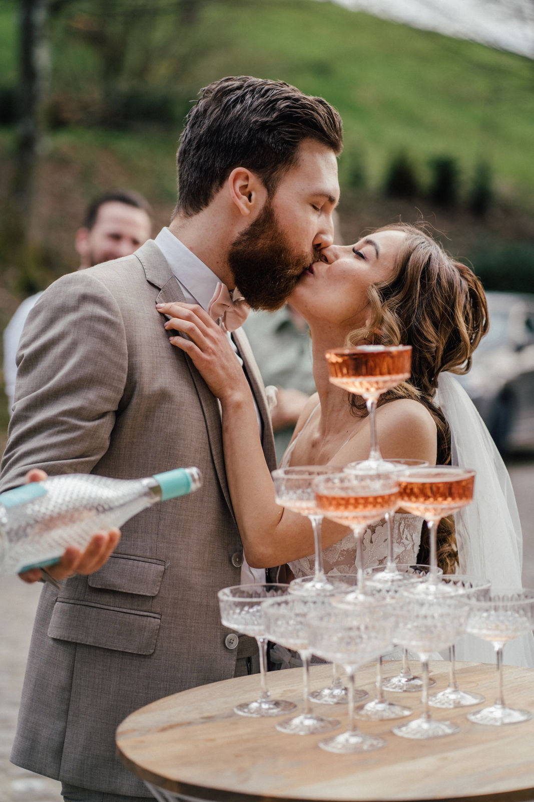 Danksagungskarte "Garda" mit Siegel und Schnur