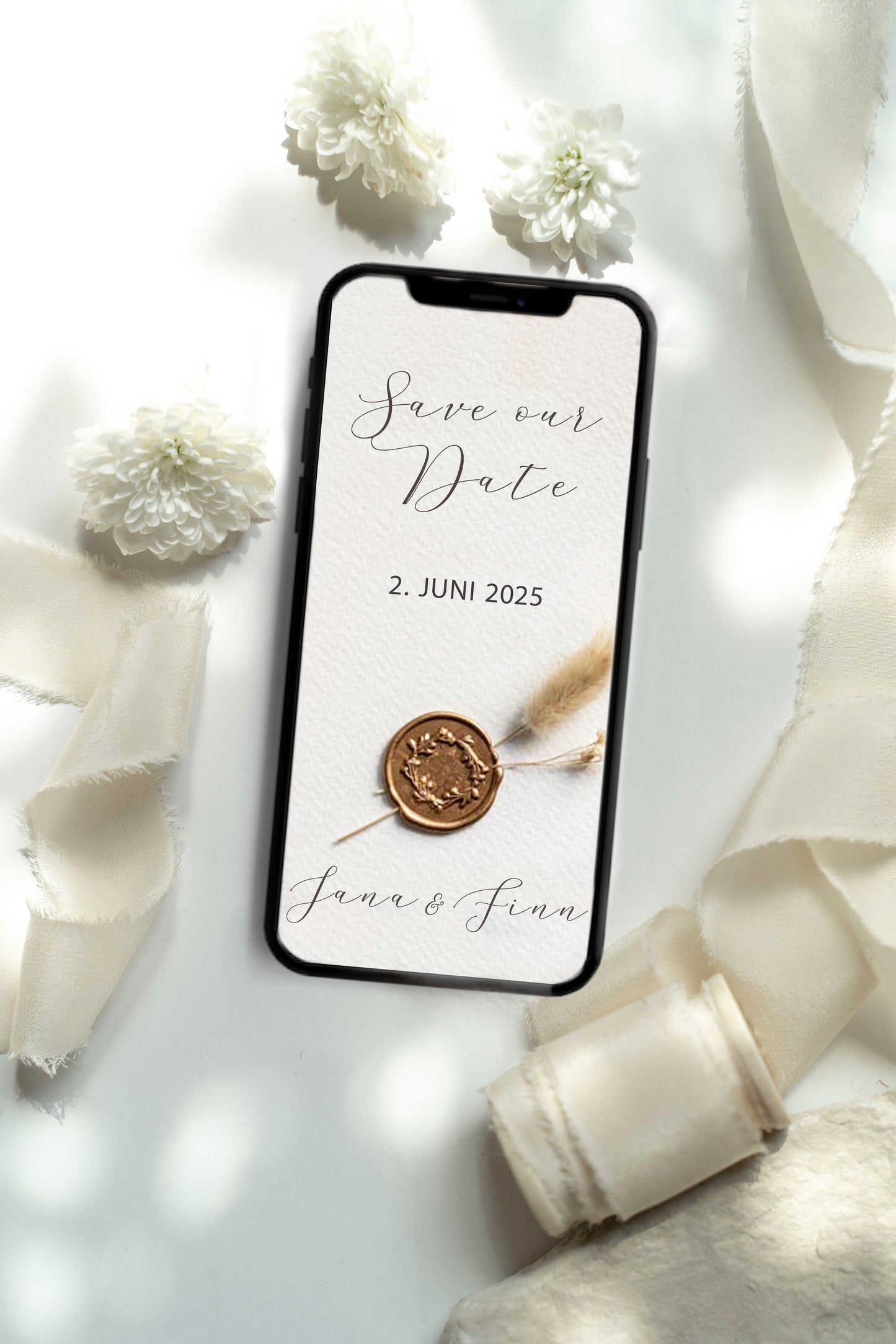 Digitale Save the Date Karte "Licata"