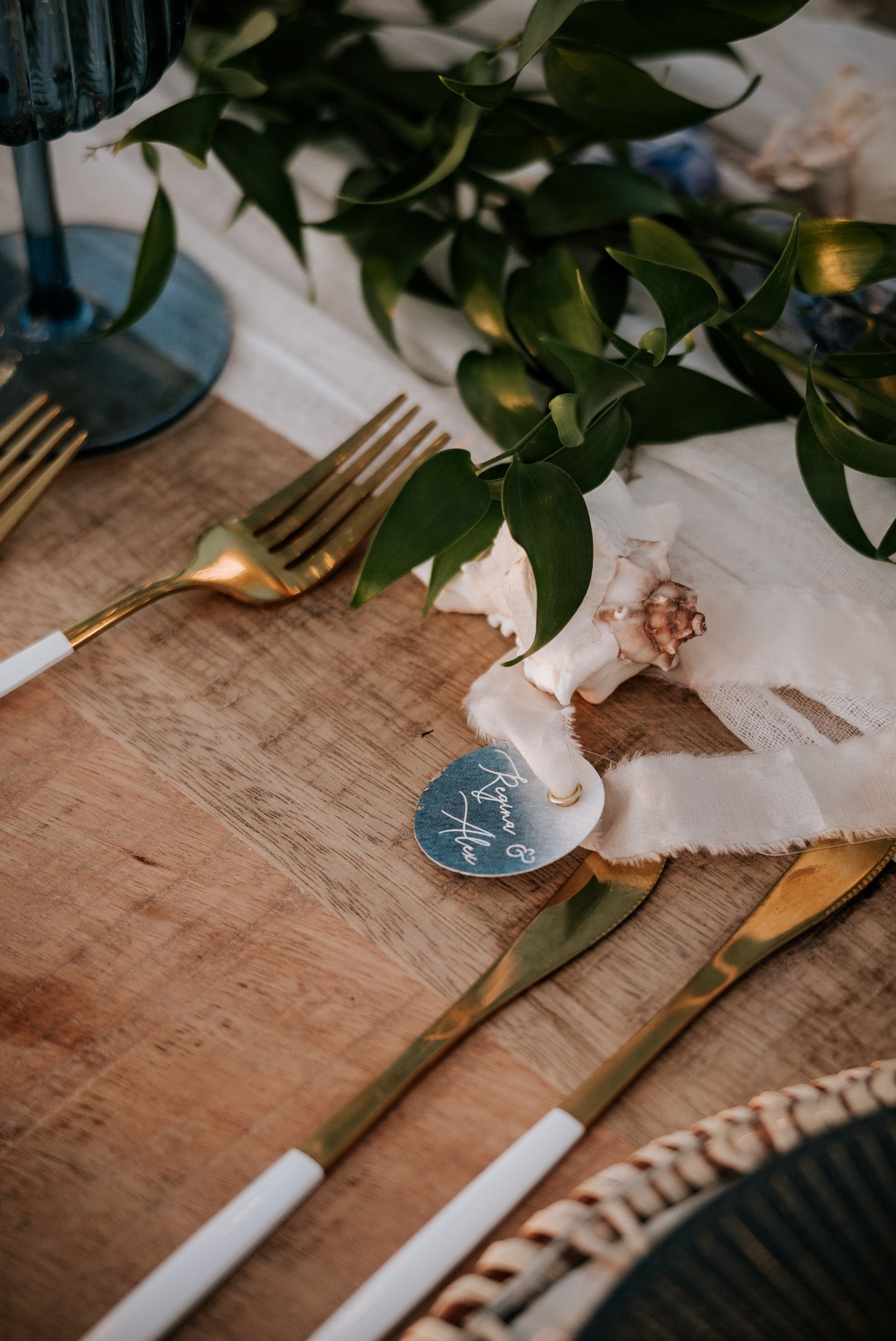 Anhänger mit Öse aus der Kollektion "Santorini Sunset" / Gastgeschenkanhänger