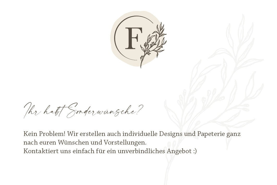 Save the Date Karte - Moosgrünes Aquarell