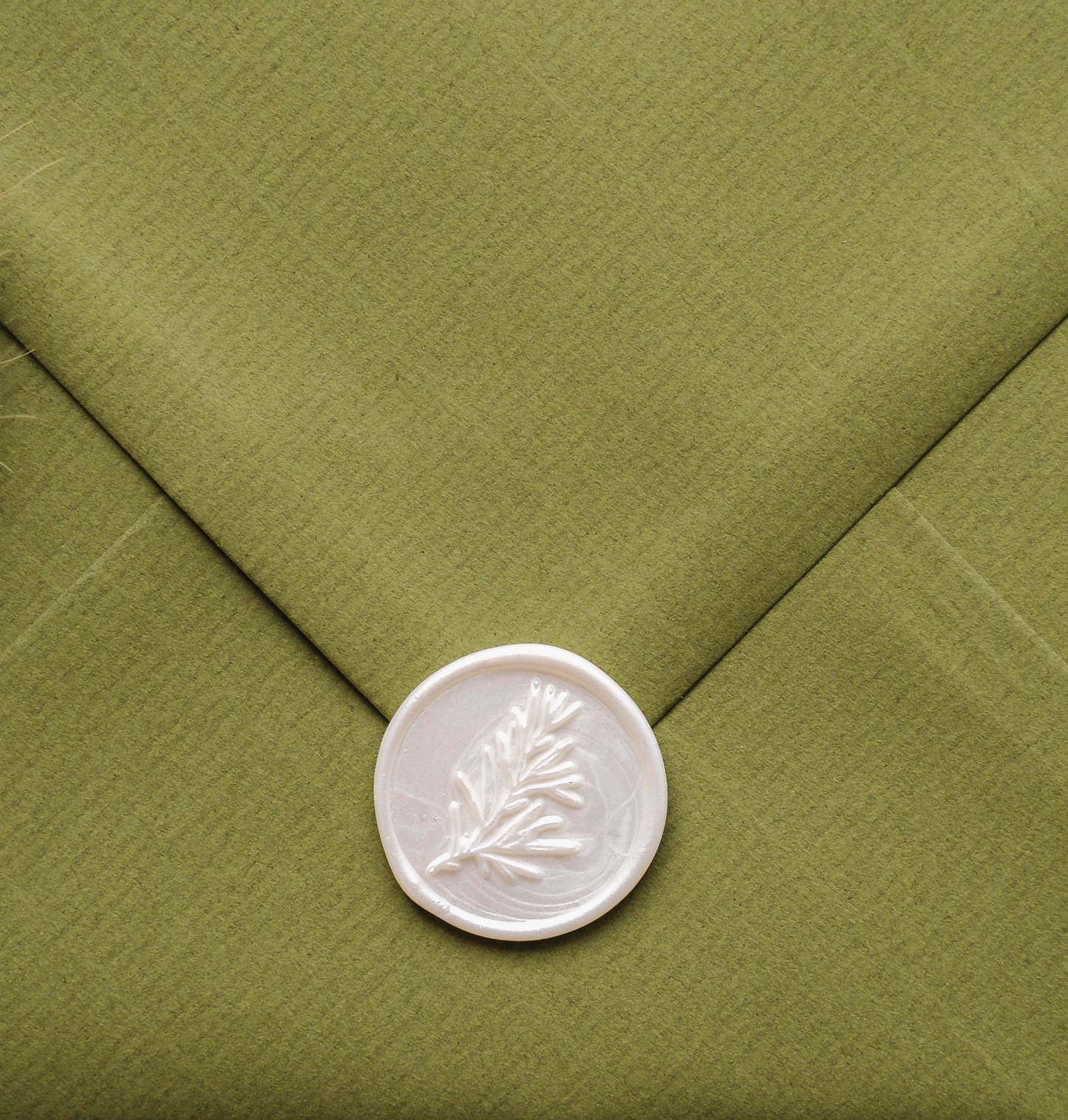 Briefumschlag Olivgrün