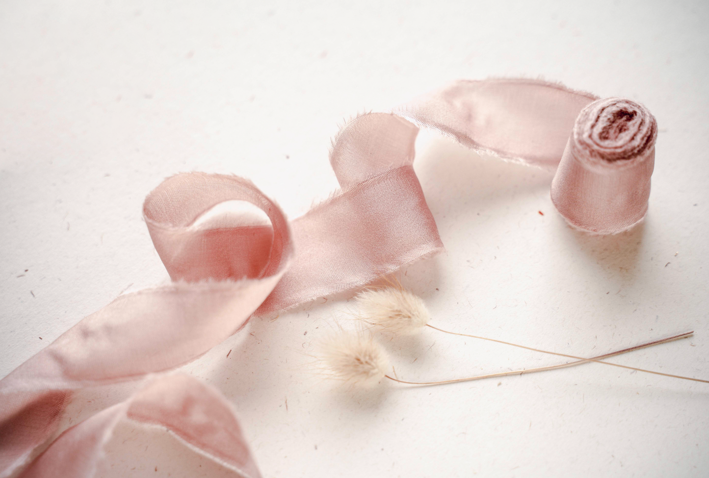 2 cm Seidenband Old Rose