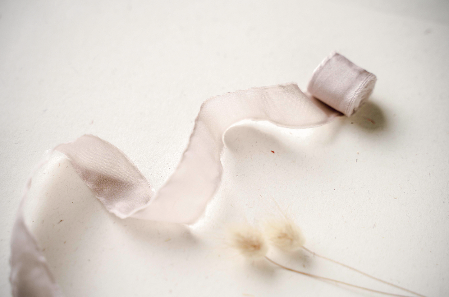 2 cm Seidenband Taupe