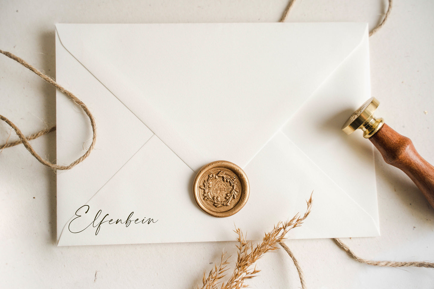 Briefumschlag Elfenbein