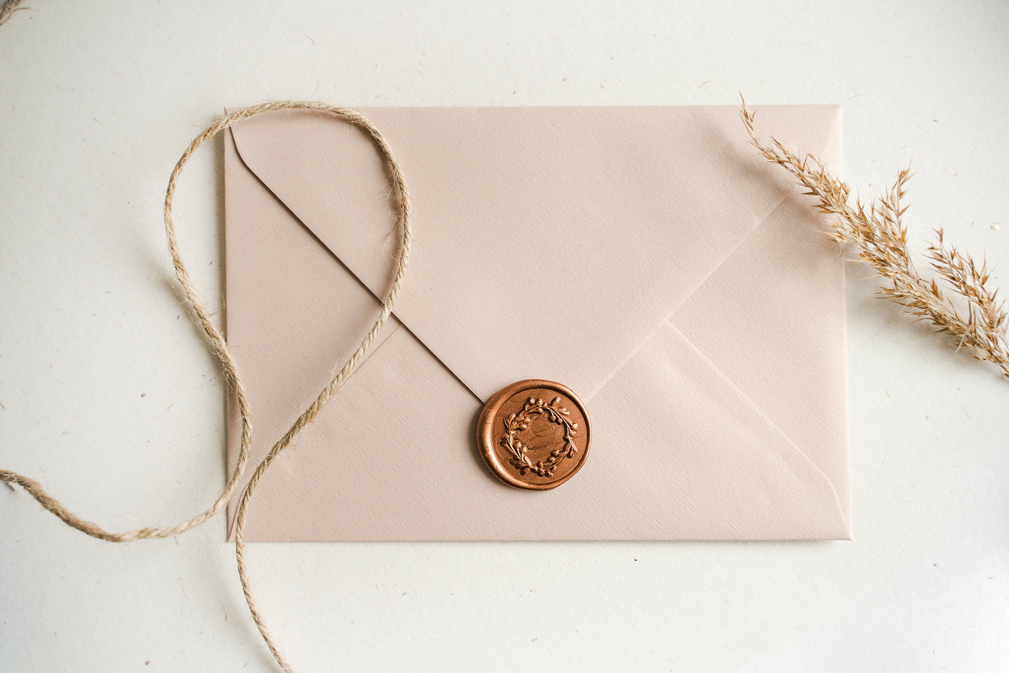 Briefumschlag Metallic Puderrosa