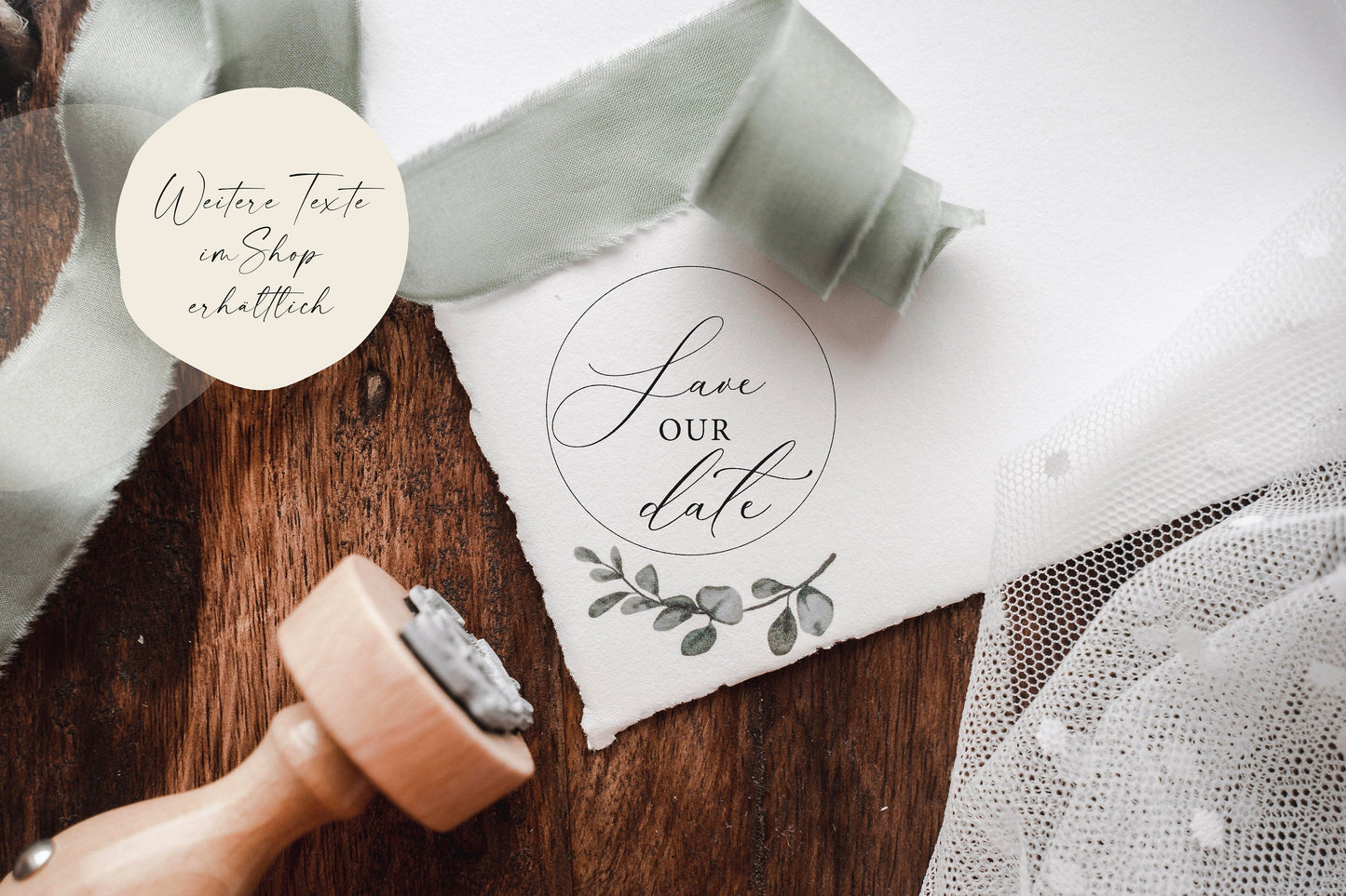 Abverkauf: Save our Date Stempel