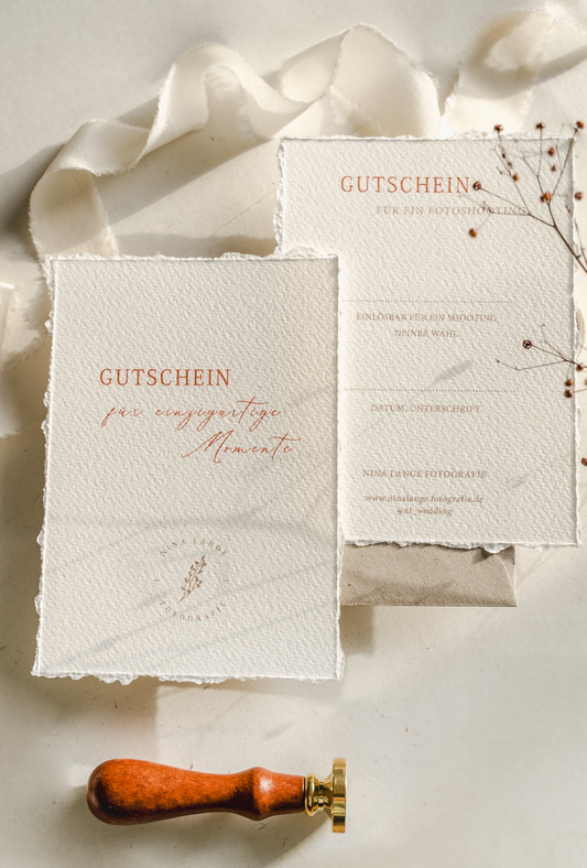 Gutscheine für deine Kunden mit gerissenen Kanten