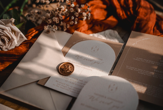 Einladungkarte 'Rusty Salt & Sea' zur Hochzeit