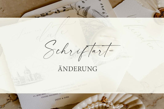 Service: Schriftartänderung