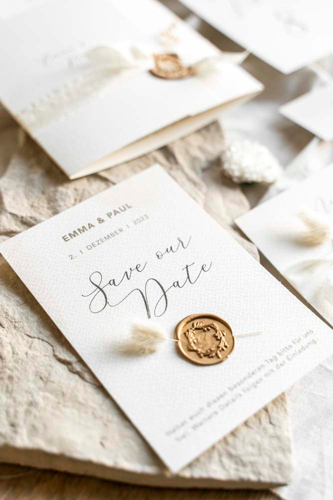 Save the Date Karte vintage