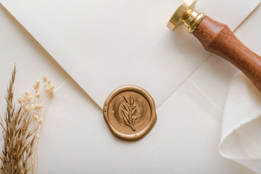 Briefumschlag Metallic Ivory