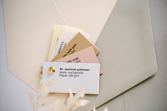 Papiermuster für Umschläge/Pocketfoldkarten