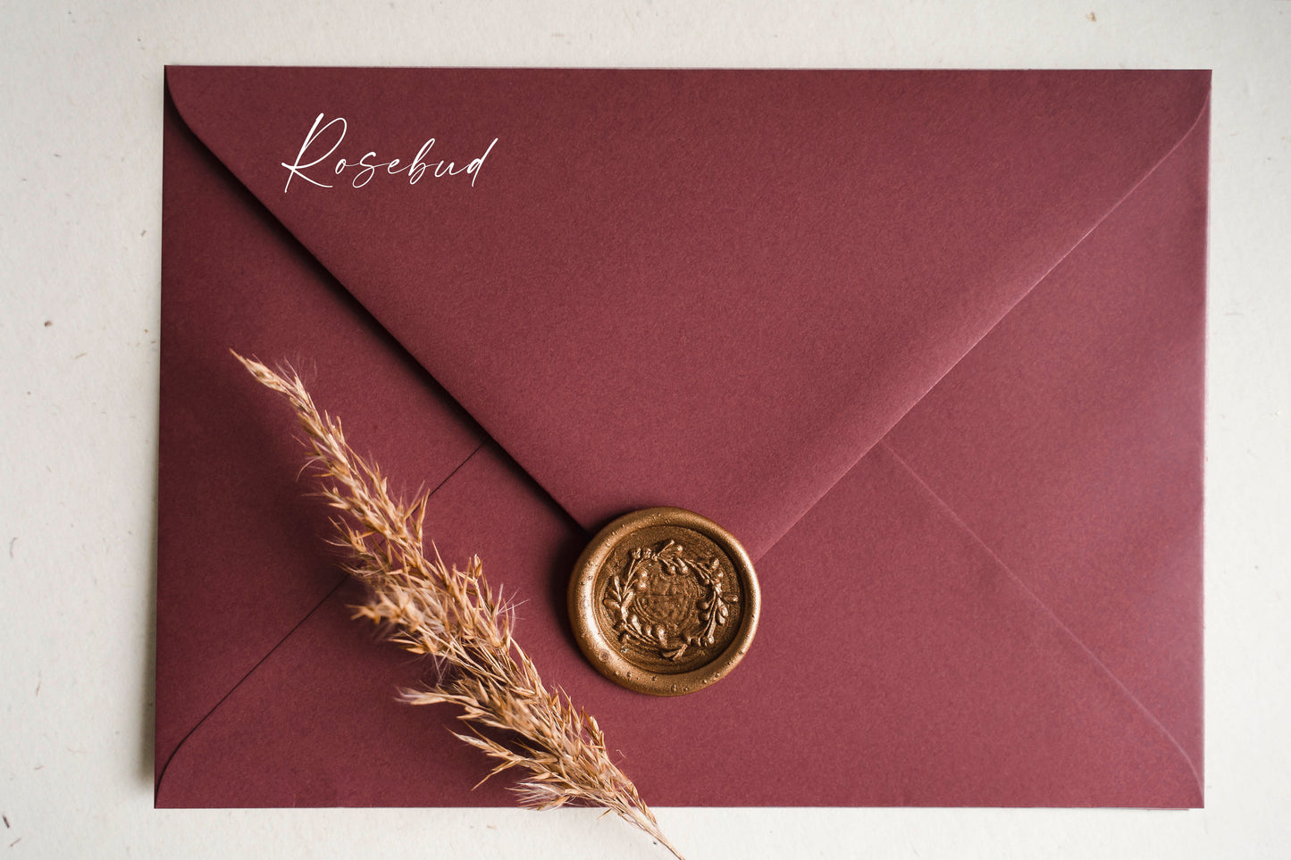 Briefumschlag Rosebud