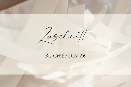 Service: Zuschnitt für Papier