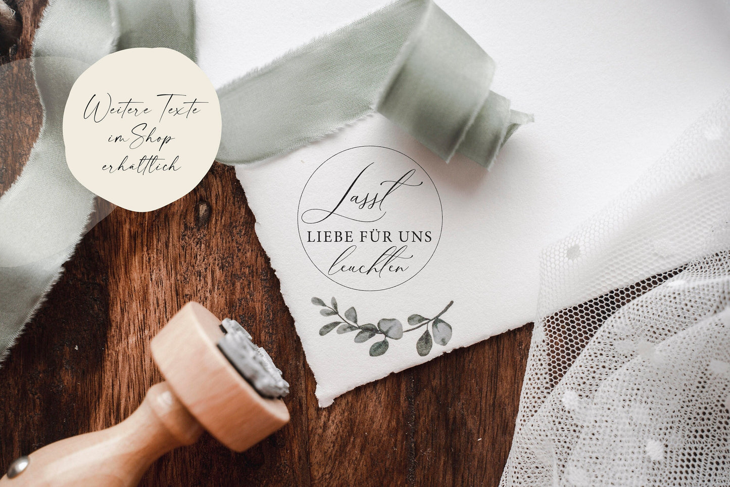 Lasst die Liebe leuchten - Stempel